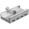 Orico 4-portni Clip-type USB 3.0 Hub, srebrni